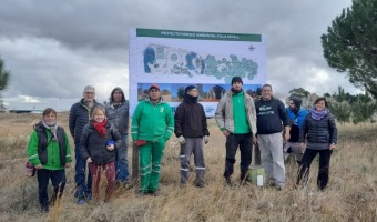 EL INTENDENTE RECORRI LA OBRA DEL PARQUE AMBIENTAL